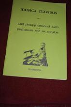 Musica Clavibus, C.P.E. Bach, Preludium en 6 sonates, Boeken, Ophalen of Verzenden, Zo goed als nieuw, Instrument, C.P.E. BAch