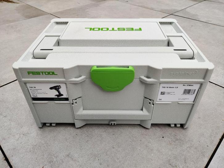 Festool systainer³ SYS3 M 187 van schroefboormachine TXS 18, Doe-het-zelf en Verbouw, Gereedschap | Machine-onderdelen en Toebehoren