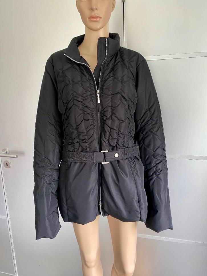 i622 More & More maat 42=L dons-jas winterjas winter zwart, Kleding | Dames, Jassen | Winter, Zo goed als nieuw, Maat 42/44 (L)