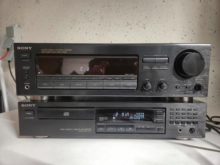 Sony STR-D265 receiver met CDP-195 cd speler, Audio, Tv en Foto, Stereo-sets, Zo goed als nieuw, Cd-speler, Sony, Losse componenten