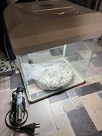 Aquarium met steentjes, filter, verlichting en verwarming., Dieren en Toebehoren, Vissen | Aquaria en Toebehoren, Ophalen, Gebruikt