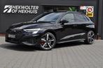 Audi A3 Sportback  45 TFSI e Sportback S-Line Competition |, Gebruikt, 4 cilinders, Leder en Stof, Zwart