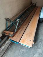 Originele 'sporthal' / 'gymnastiek' bankjes, Ophalen, Gebruikt