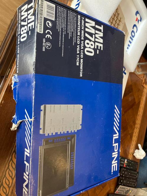 Alpine TME-M780 7-inch VGA LCD Monitor - Nieuw, Auto diversen, Autoradio's, Nieuw, Ophalen of Verzenden