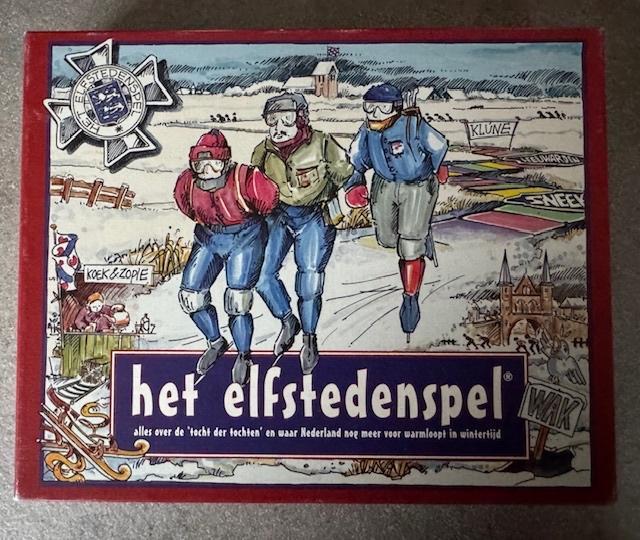 Het Elfstedenspel (oorspronkelijke, eerste versie), Hobby en Vrije tijd, Gezelschapsspellen | Bordspellen, Een of twee spelers