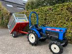 Mini tractor Iseki met Kiepwagen| 4x4| Hydro Topstang | 16PK, Zakelijke goederen, Agrarisch | Tractoren, Gebruikt, Tot 2500, Tot 80 Pk