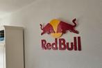 Red Bull logo voor op muur, Verzamelen, Ophalen of Verzenden, Zo goed als nieuw, Auto's