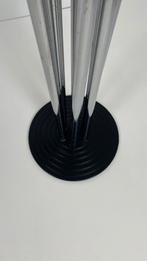 Vintage staande design kapstok chroom zwart metalen voet, 150 tot 200 cm, Ophalen of Verzenden, Staande kapstok, Metaal