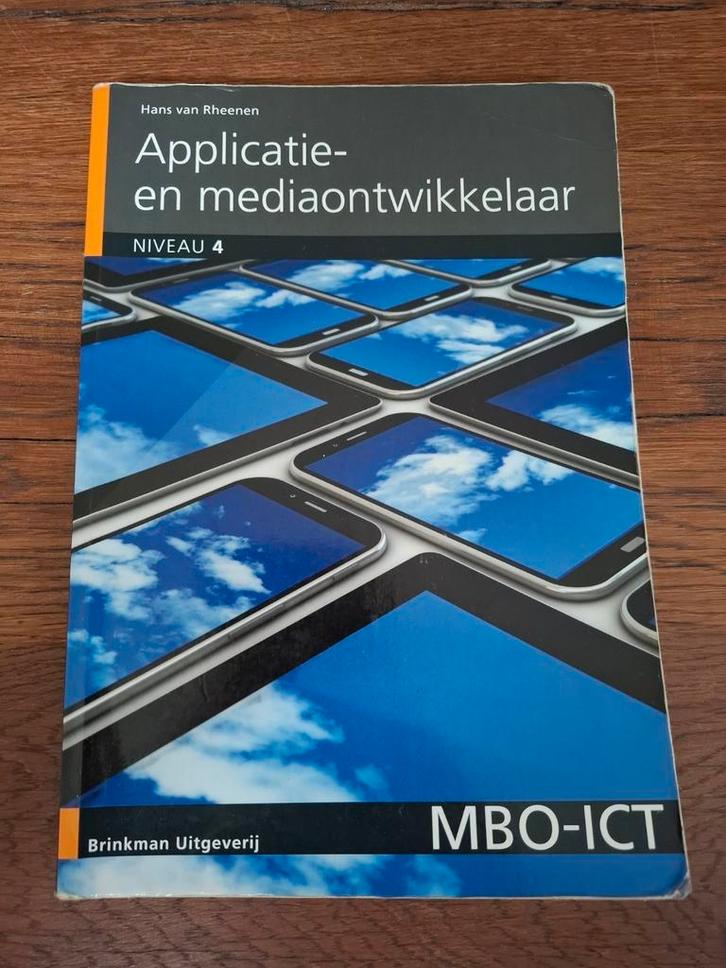 Applicatie- en mediaontwikkelaar - Hans van Rheenen, Boeken, Schoolboeken, Zo goed als nieuw, Nederlands, Overige niveaus, Ophalen of Verzenden