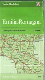 Pl952 plattegrond emilia - romagna 1994, Boeken, Atlassen en Landkaarten, Ophalen of Verzenden, Zo goed als nieuw, Nederland, Landkaart