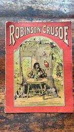 Antiek plaatjes/lees boek robinson crusoë 1874, Eén stripboek, Ophalen, Gelezen