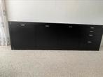 Als nieuw - zwart Pastoe dressoir - 268 cm lang, Huis en Inrichting, Kasten | Dressoirs, Ophalen, Zo goed als nieuw, 200 cm of meer