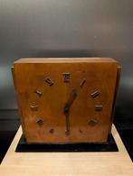 Antieke Art Deco Tafel klok opwind klok jaren 20 30, Antiek en Kunst, Ophalen of Verzenden