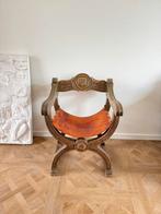 Vintage Carved Savonarola Chair, Ophalen