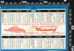Sticker: Sport und Ferienhotel Wiedenhof - Jaarkalender 1988, Ophalen of Verzenden, Zo goed als nieuw, Bedrijf of Vereniging