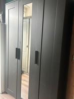 Zwarte Ikea Brimmes kledingkast, Huis en Inrichting, Kasten | Kledingkasten, Ophalen, 100 tot 150 cm, Met hangruimte, Zo goed als nieuw