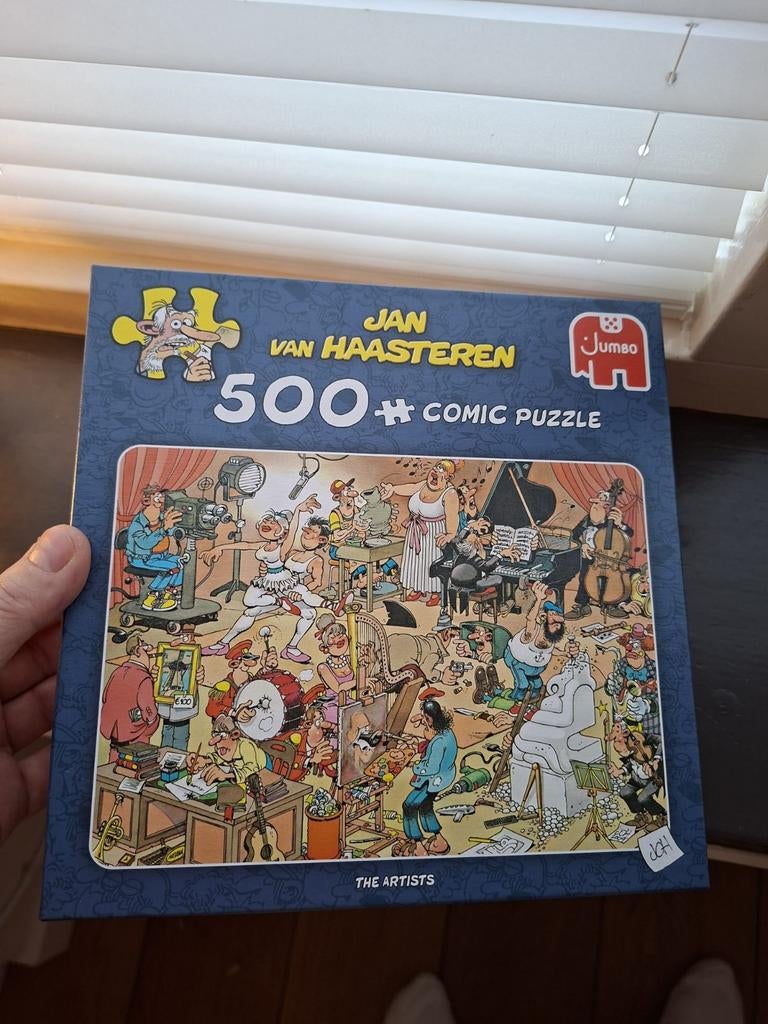 Puzzel van haasteren 500 stukjes comic puzzelen, Ophalen of Verzenden, Kraal