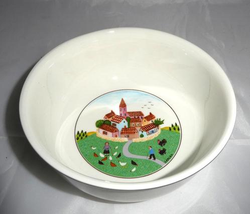 Villeroy&Boch Design Naif Papkom Dorp, Huis en Inrichting, Keuken | Servies, Zo goed als nieuw, Kom(men), Overige stijlen, Porselein