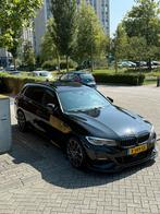 BMW 3-Serie 330e M touring 292pk pano hud 19”, Auto's, 1998 cc, Achterwielaandrijving, Zwart, Zwart