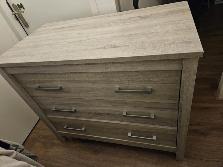 Commode houtkleurig, Kinderen en Baby's, Kinderkamer | Commodes en Kasten, Gebruikt, 90 tot 105 cm, 100 cm of meer, 50 tot 70 cm