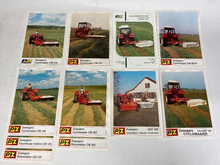 PZ Zweegers folders cyclomaaiers, Boeken, Catalogussen en Folders, Nieuw, Folder, Ophalen of Verzenden