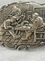 Antieke zilveren broche  FA A Landmeter schoonhoven gekeurd, Ophalen of Verzenden, Zo goed als nieuw, Zilver