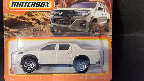 Toyota Hilux 2018 1:64 3inch Matchbox Pol, Hobby en Vrije tijd, Modelauto's | Overige schalen, Nieuw, Verzenden