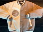 Mercer amsterdam bomber varsity jas wol xs, Kleding | Heren, Jassen | Winter, Beige, Ophalen of Verzenden, Mercer, Gedragen