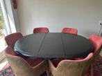 Houten tafel, Huis en Inrichting, Ophalen, Gebruikt, 50 tot 100 cm, Vijf personen of meer