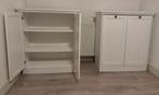2 kasten B80xD35xH90,5 cm wit met legplanken, Ophalen, Zo goed als nieuw, 25 tot 50 cm, 50 tot 100 cm