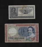 Setje Bankbiljetten 1949-1953 Leuk Oud Setje, Postzegels en Munten, Bankbiljetten | Nederland, Ophalen of Verzenden, 10 gulden