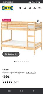 Ikea stapelbed huit, Ophalen, 90 cm, Eenpersoons, Zo goed als nieuw