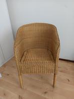 Vintage Rotan Armstoel, Huis en Inrichting, Ophalen, Zo goed als nieuw, 50 tot 75 cm, Riet of Rotan