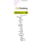 Snijmal - Craftemotions- handletter gefeliciteerd, Verzenden, Nieuw, Overige thema's, Pons of Mal