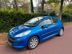 Peugeot 207 1.4 X-line 5-Deurs (2007) Blauw, Airco, Trekhaak, Auto's, Peugeot, Voorwielaandrijving, Stof, 1360 cc, Zwart