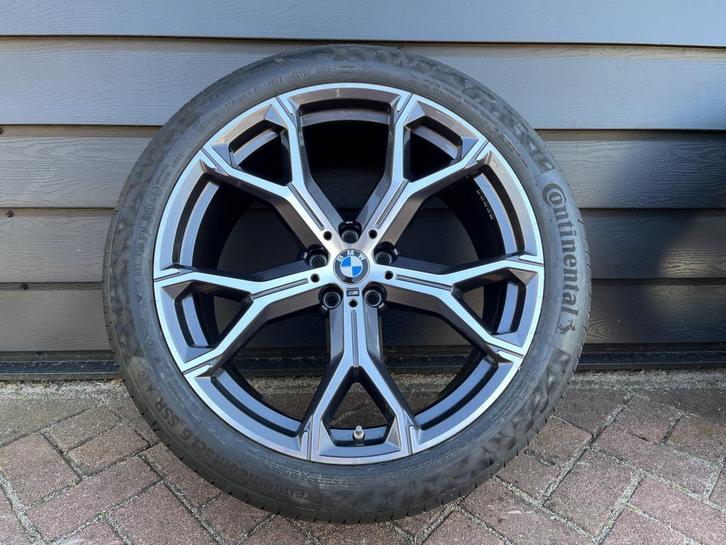 21 inch Styling 741M wiel set BMW X5  G05 en X6 G06 / Conti, Auto-onderdelen, Banden en Velgen, Banden en Velgen, Zomerbanden