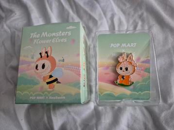 Popmart origineel Labubu The Monsters Flower Elves pin  beschikbaar voor biedingen
