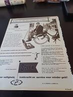 Advertentie Solex bromfiets mijn hart verpand 1955, Verzamelen, Tijdschriften, Kranten en Knipsels, Ophalen of Verzenden, 1940 tot 1960