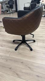 kuipstoel brons zwart knipstoel kappersstoel kapper nieuw, Huis en Inrichting, Stoelen, Ophalen, Knipstoel, Zwart, Nieuw