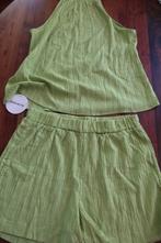 nwe groen zomer set shein curve top en short, Shein curve, Kort, Maat 46/48 (XL) of groter, Nieuw
