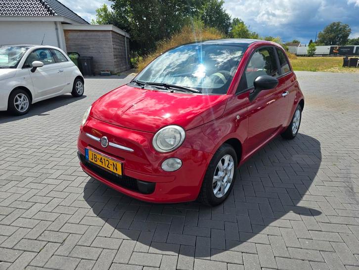 Fiat 500 1.2 C 2010 Rood, Auto's, Fiat, Bedrijf, Benzine, B, Hatchback, Handgeschakeld, Geïmporteerd, Rood, Overige kleuren, Stof