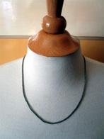 ketting 12 grijs met goudkleur met veersluiting, Ophalen of Verzenden, Nieuw, Grijs, Overige materialen