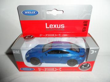 Welly - Lexus RC F (blauw) 1:36 beschikbaar voor biedingen