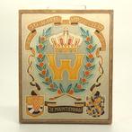 OPRUIMING-Jubileum wandtegel Wilhelmina 1898-1948 Westraven, Antiek en Kunst, Antiek | Wandborden en Tegels, Ophalen of Verzenden