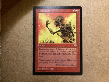 1x Incinerate (Excellent) beschikbaar voor biedingen