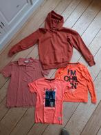 Koningsdag oranje kleding pakket set jongens, Gebruikt, Maat 128, Ophalen of Verzenden