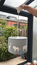 Leuke hanglamp met wilde dieren voor kinderkamer, Ophalen, Zo goed als nieuw, Lamp
