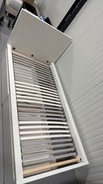 Super gave bed met lades., Ophalen of Verzenden, Zo goed als nieuw, Wit, Minder dan 100 cm