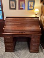 Antiek eiken rolbureau, Antiek en Kunst, Antiek | Meubels | Kasten, Ophalen