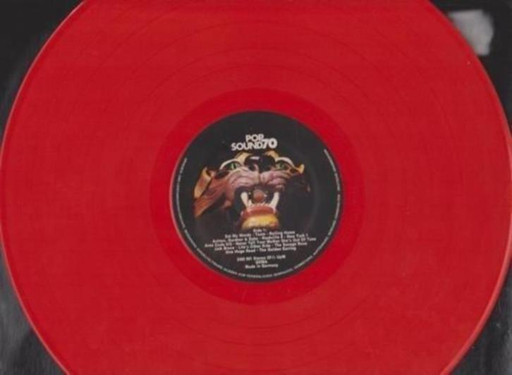 Zeldzame rood vinyl sixties LP met oa. Earring afhalen 15 €, Cd's en Dvd's, Vinyl | Verzamelalbums, Gebruikt, Rock en Metal, Ophalen
